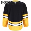 Boston Bruins Hockeydrakt Custom Fanatics Premium 100th Anniversary 2024-25 Svart Tredje - Barn